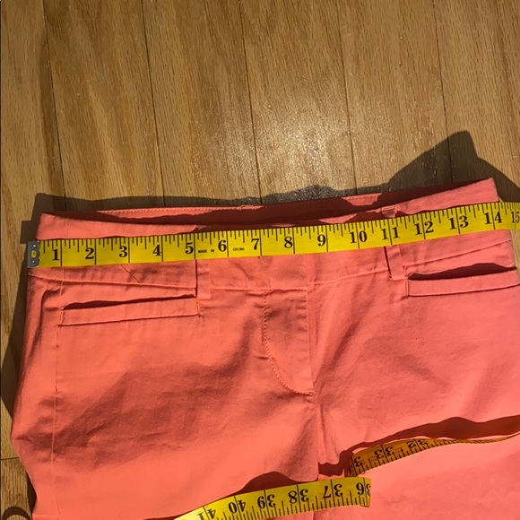 Loft The Original Ankle Pant size in 00P in coral pink orange - Picture 8 of 10